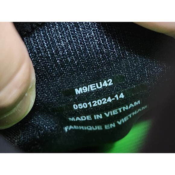 NWB Oofos OOmg Sport LS Low Shoes Black Lace Up Athletic Comfort Walking Men’s 9 main image 10
